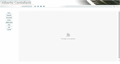 Desktop Screenshot of albertocentofanti.com